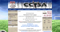 Desktop Screenshot of ccysasoccer.org